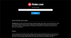 Desktop Screenshot of 3d-finder.com