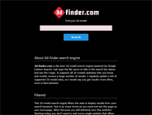 Tablet Screenshot of 3d-finder.com